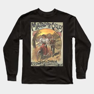 Matador Cycles - Vintage Bicycle Poster from 1907 Long Sleeve T-Shirt